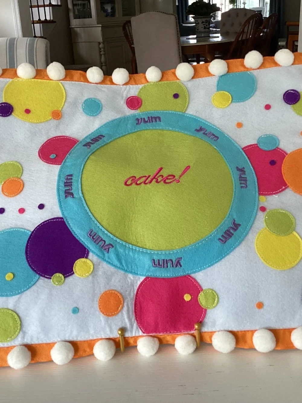 NEW Celebrations Felt Cake Placemat